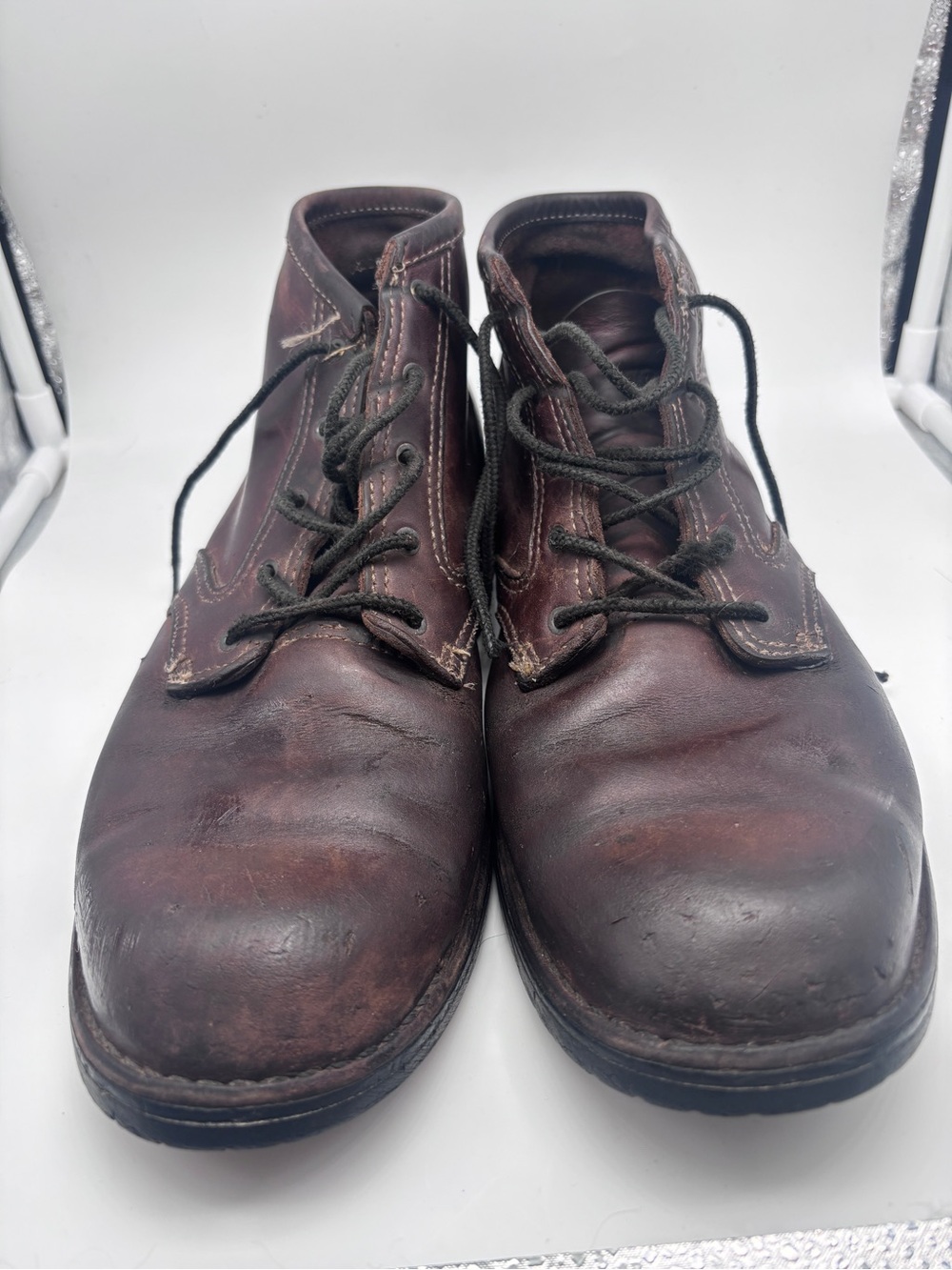 Danner Dark Brown Leather Lace-Up Work Boots